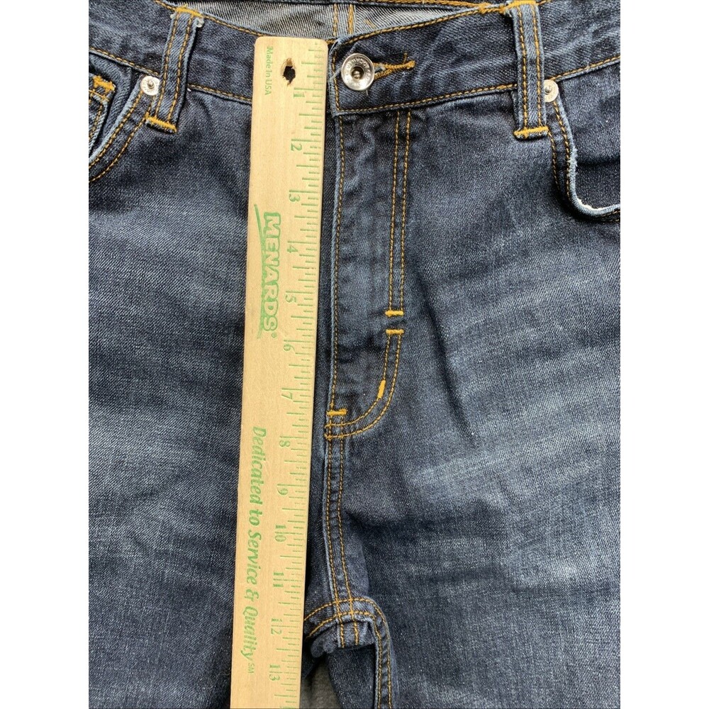 RocaWear Authentic Denim Jeans Men's 1999 Loose Fit Dark Blue Size 36X30 Y2K - Picture 6 of 16